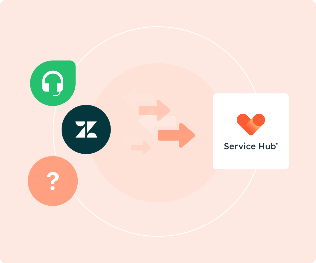 Support for data migration to hubspot during service hub implementation